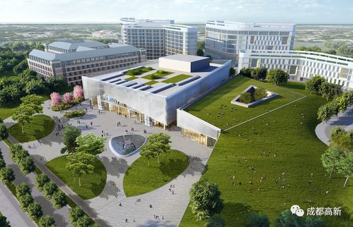 總投資100億 成都未來科技城 公園里的大學(xué)年底主體完工